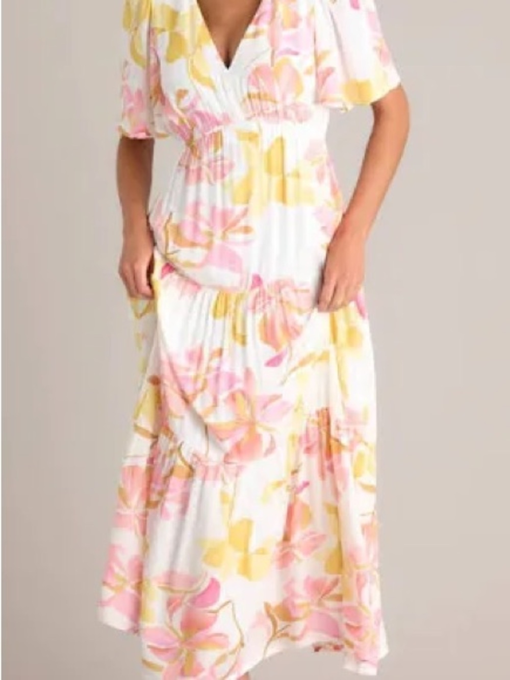 Z Supply Kat Golden Hour Floral Maxi Dress size M - Picture 8 of 8